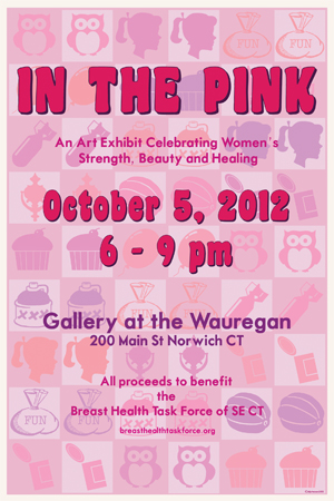 In the Pink poster- Gallery at the Wauregan
